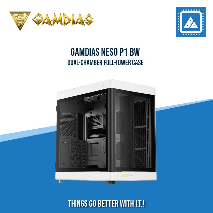 GAMDIAS NESO P1 BW DUAL-CHAMBER FULL-TOWER CASE GAMDIAS NESO P1 BW DUAL-CHAMBER FULL-TOWER CASE